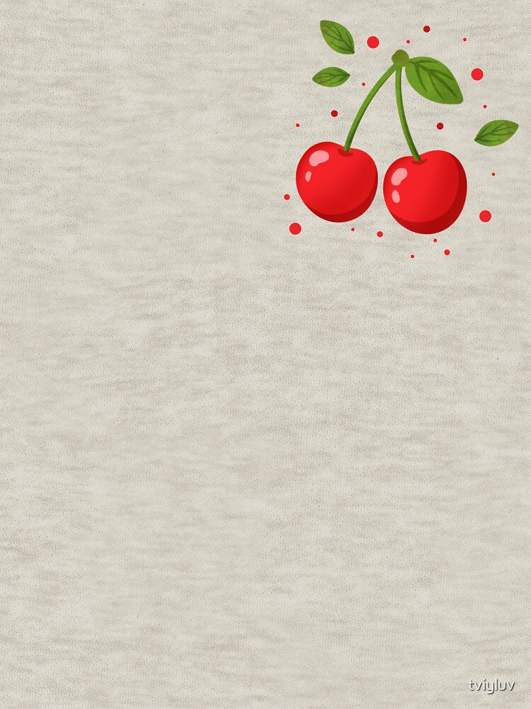 Cherry Pattern Pink Background by tviyluv