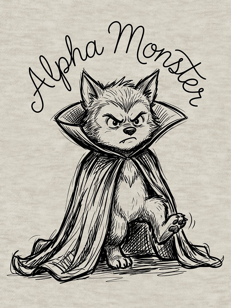 Oversized Cape - Spooky Cute Werewolf by bapupa