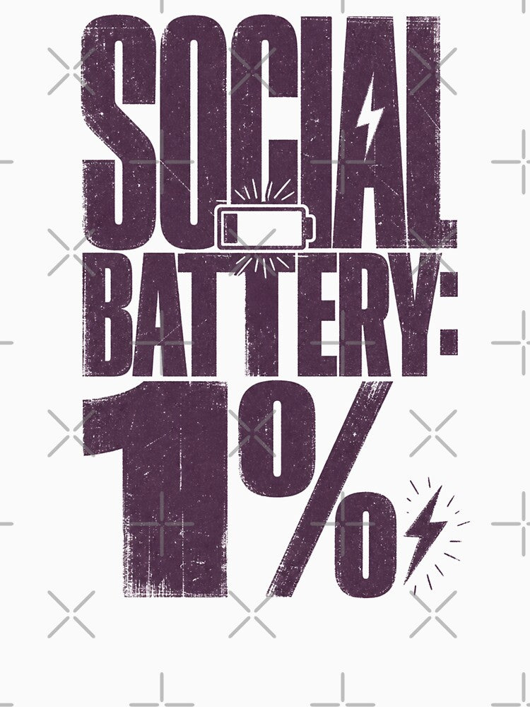 Social battery: 1% by MB14 Wear