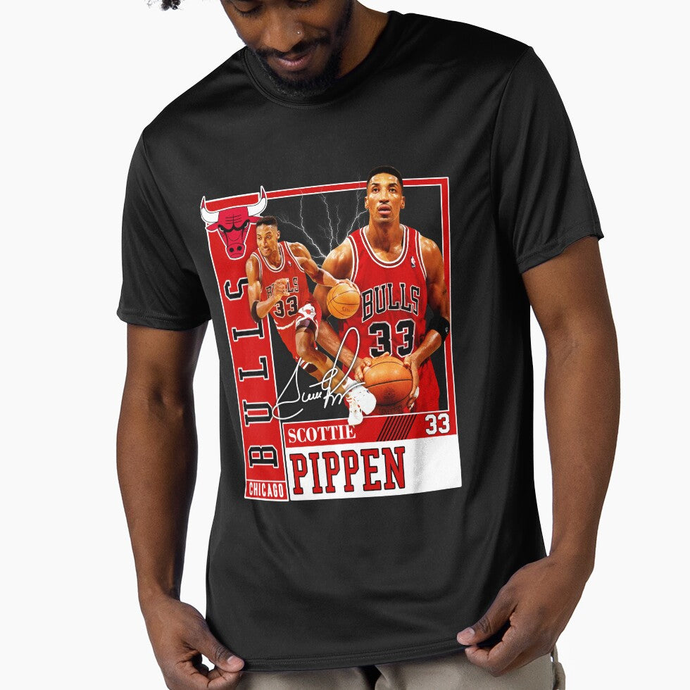 Scottie Pippen Basketball Legend Chicago Signature Vintage Retro 80s 90s Bootleg Rap Style by Isabella Heller ⭐⭐⭐⭐⭐(316)