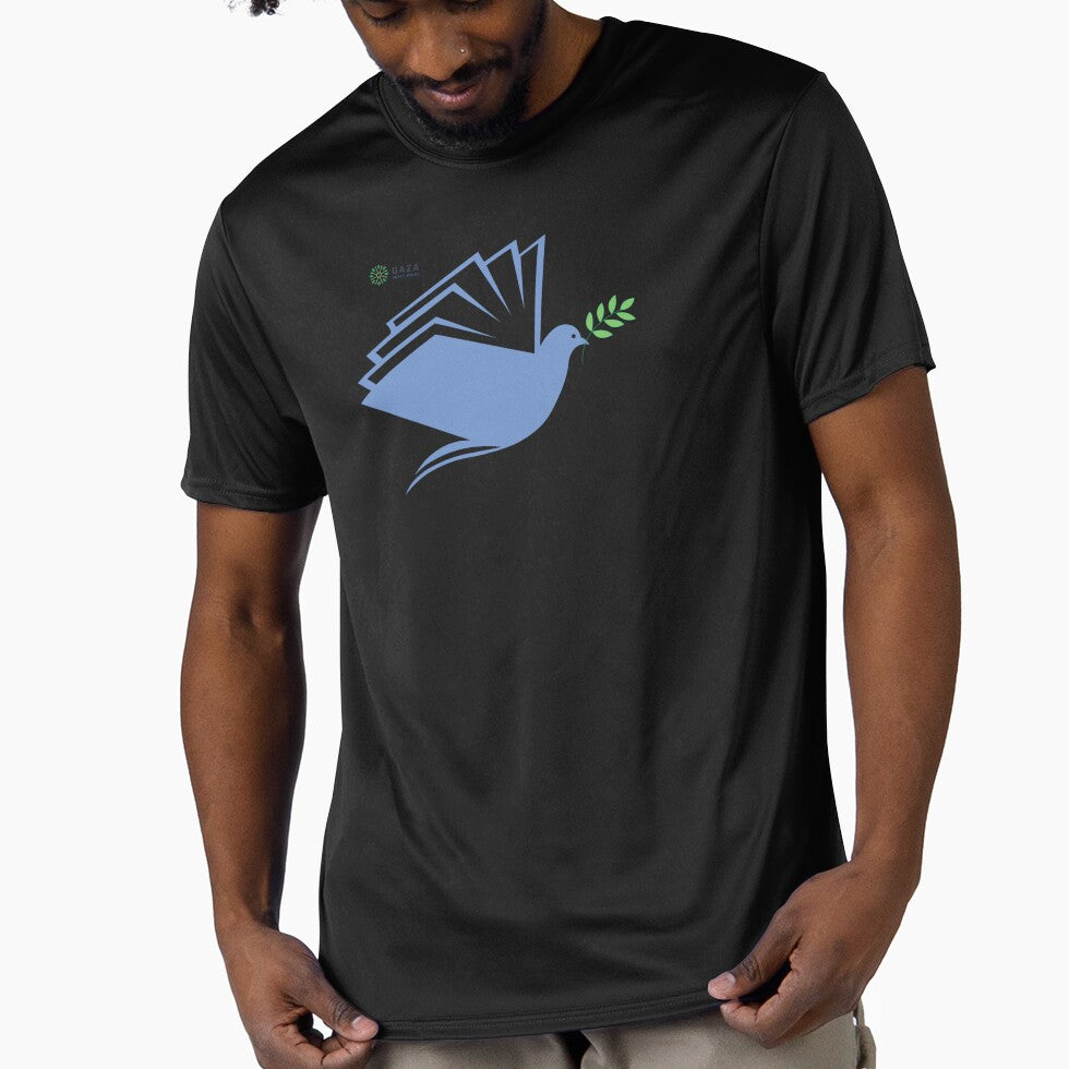 Dove Book Peace, Light Blue - Gaza Great Minds Logo, UL by Gaza Great Minds
