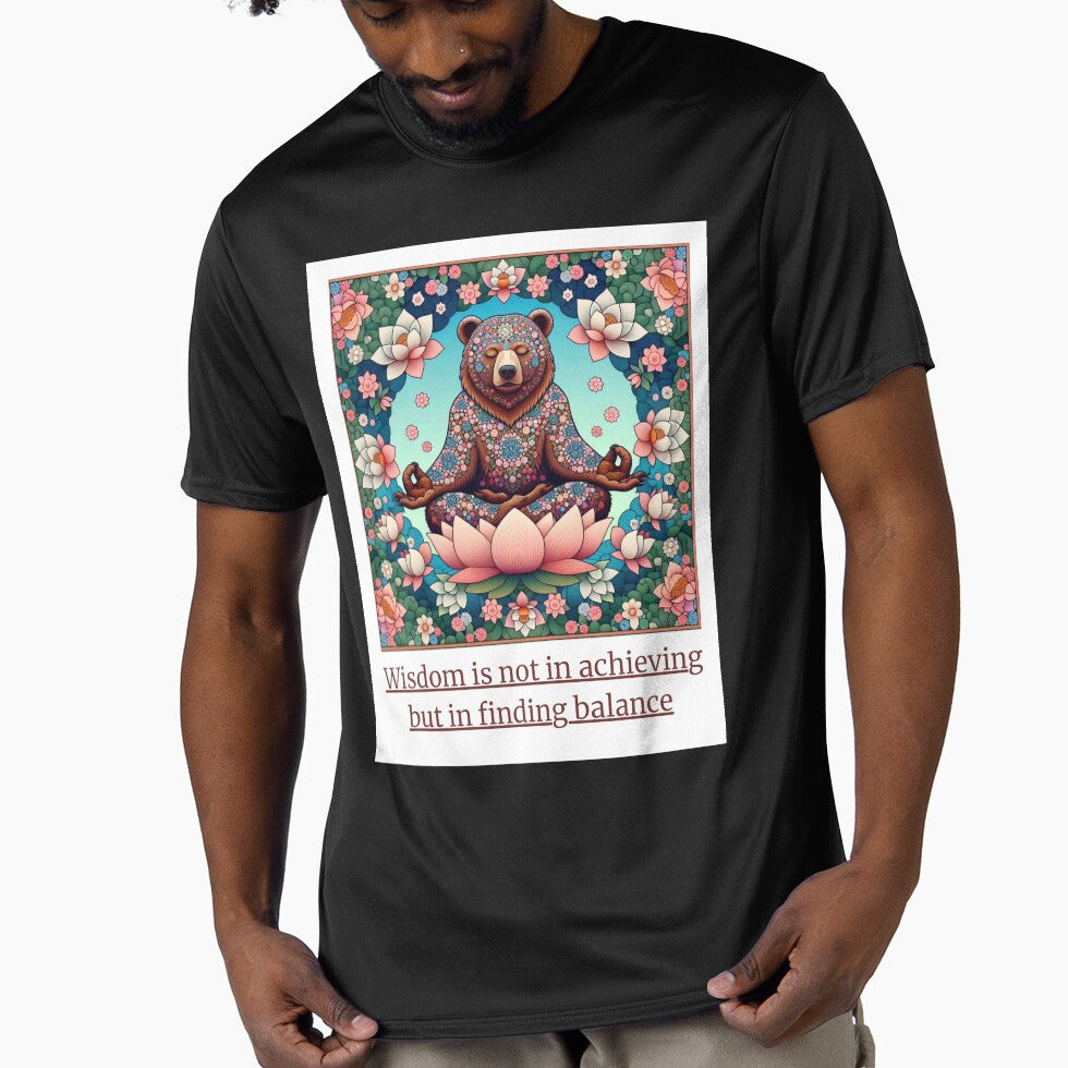 Wisdom is not in achieving but in finding balance by DesignSpace 0110