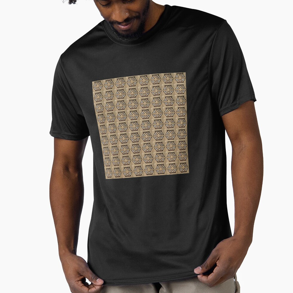 Continuous Textile Pattern of Geometric Tribal Iconography by ElementoVisual