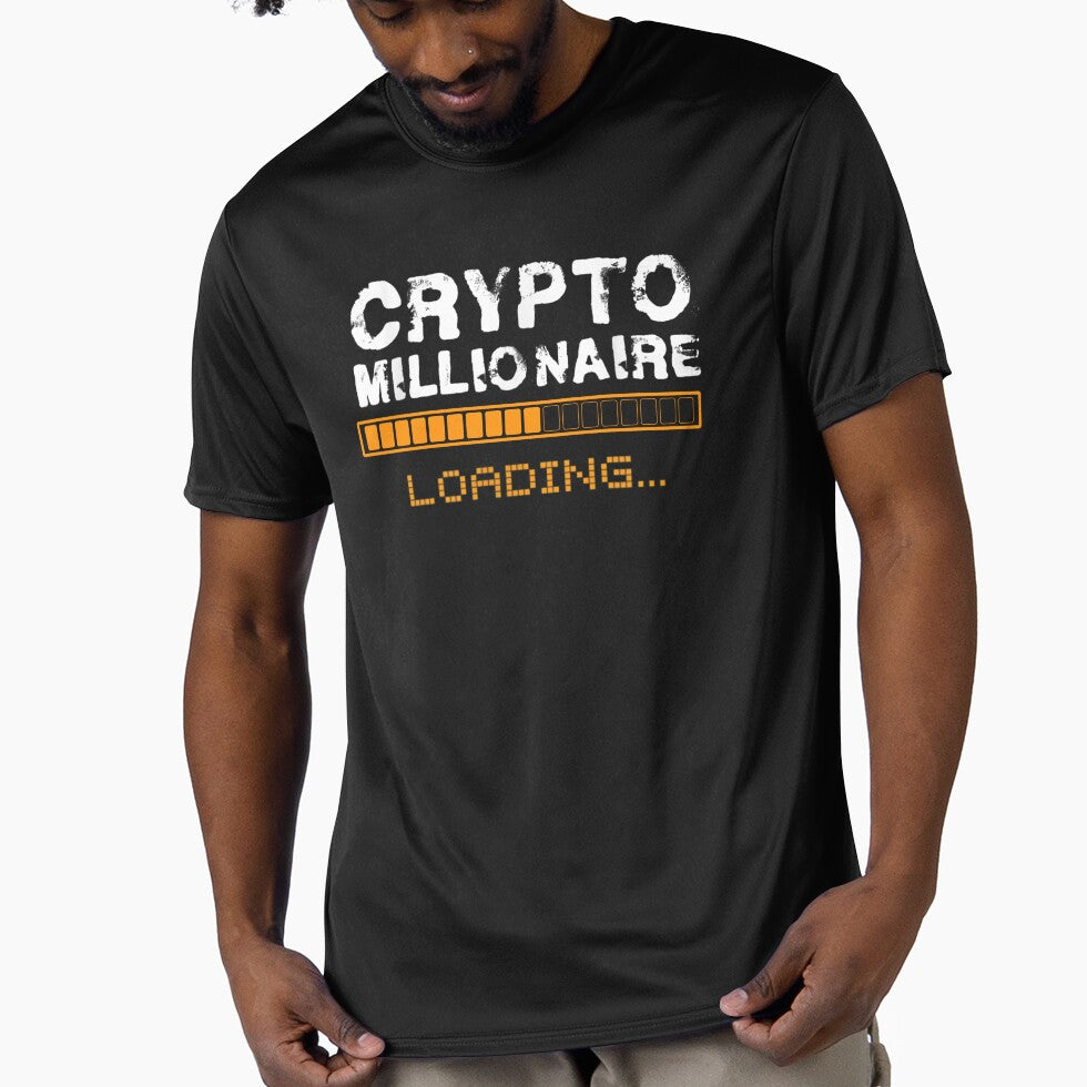 Crypto Millionaire Loading Funny Cryptocurrency Bitcoin Ethereum quote by RanirO