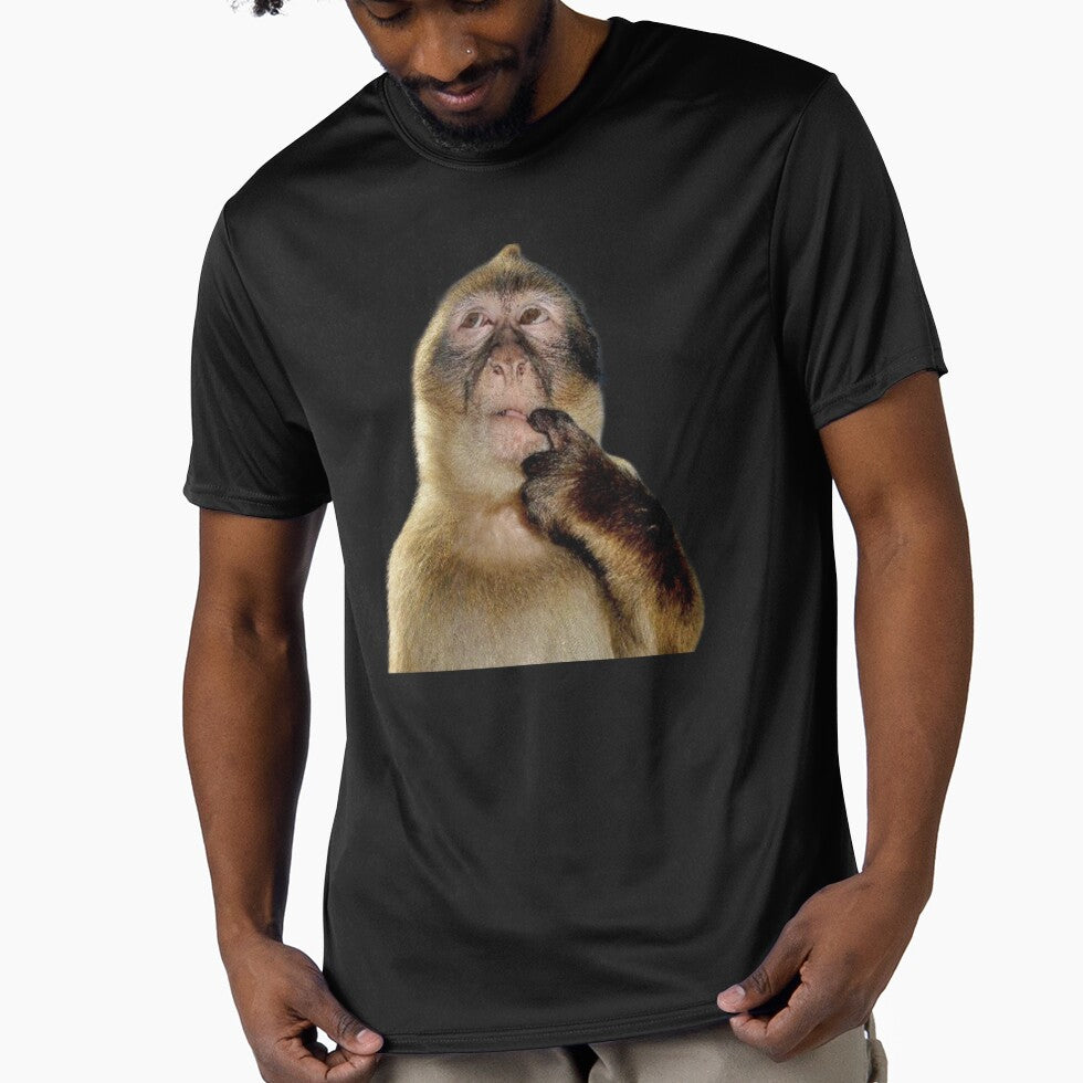 Funny Monkey Thinking Meme by klaro45