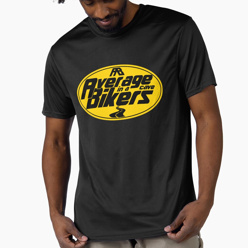 Average Bikers in a Cave Logo by belly5t