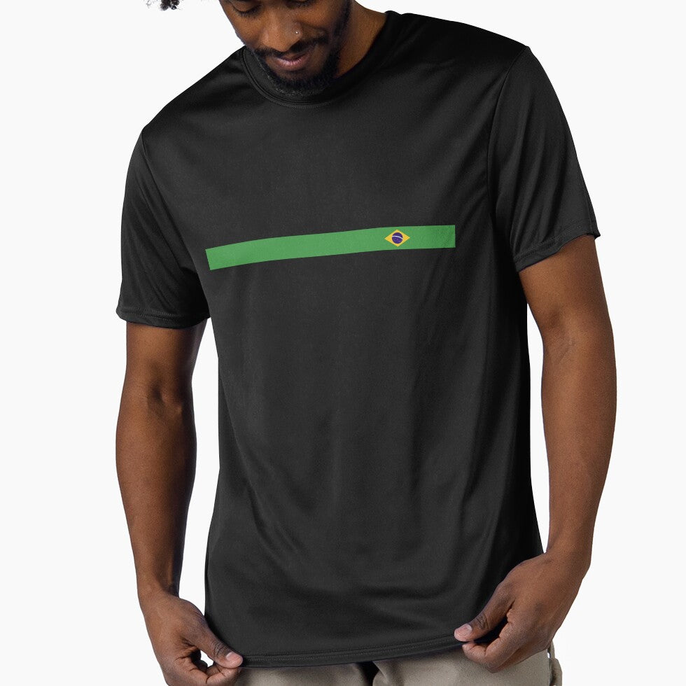 Brazil Flag Strip by AlanDellSaint