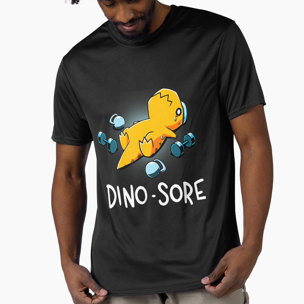Dino Sore Funny Dinosaur Workout Gym Fitness Lifting by EricGreen68
