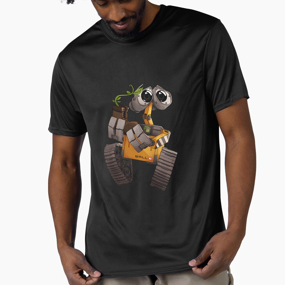 Wall E And The Plant by wmpg-merch