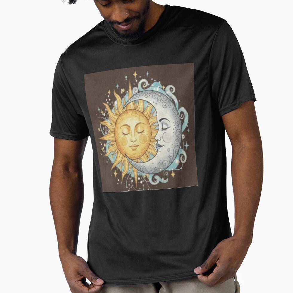 Celestial Harmony: Boho Sun and Moon by Pixel-an-Ink