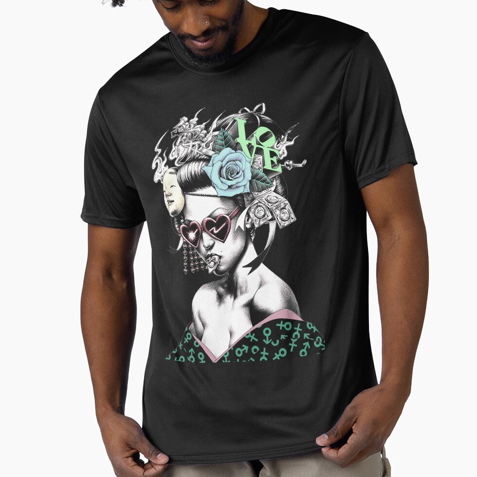 Vaporwave Geisha Cyberpunk Urban Style by OWLvision33