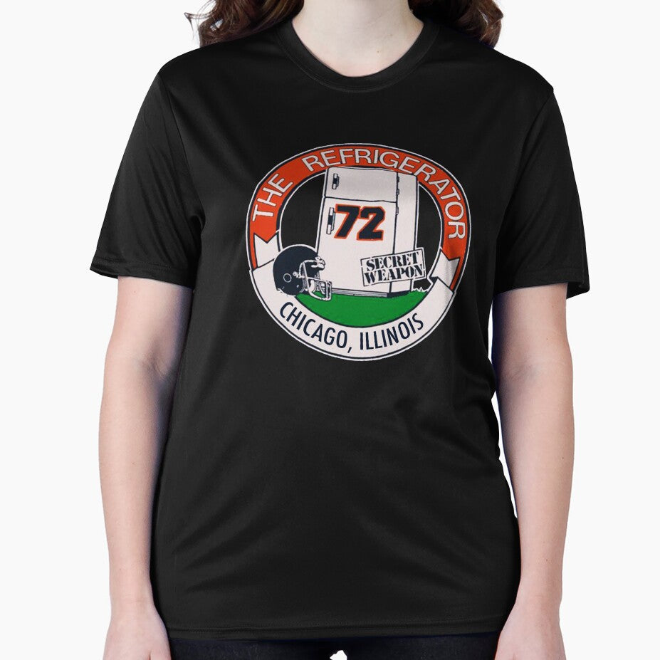 THE REFRIGERATOR CHICAGO FOOTBALL VINTAGE SECRET WEAPON SHIRT AS WORN BY SHIA LABEOUF by LighterFun