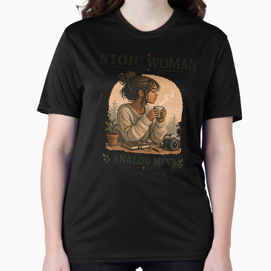 Stoic Woman – Analog Mind, Quiet Strength by PixelBlob
