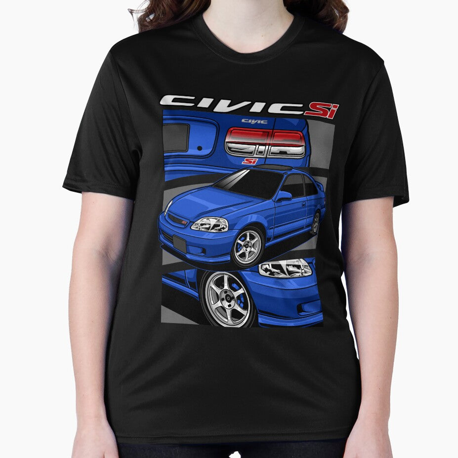 Honda Civic Si 2000 Blue by vektoranda