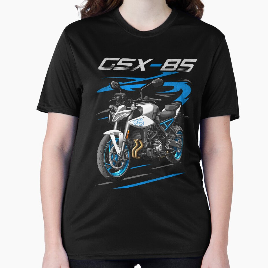 Suzuki GSX-8S 2023 (Pearl Tech White) for Motorcycle Riders by MotoApparelHub