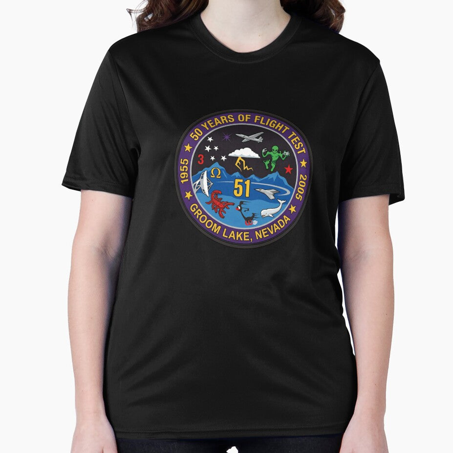 Groom Lake 50 Years of Flight Test Anniversary Patch by CharlieDesings