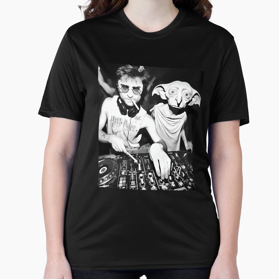 Harry and Dobby Elf DJ The House Smoking Meme by archiwyzardArt