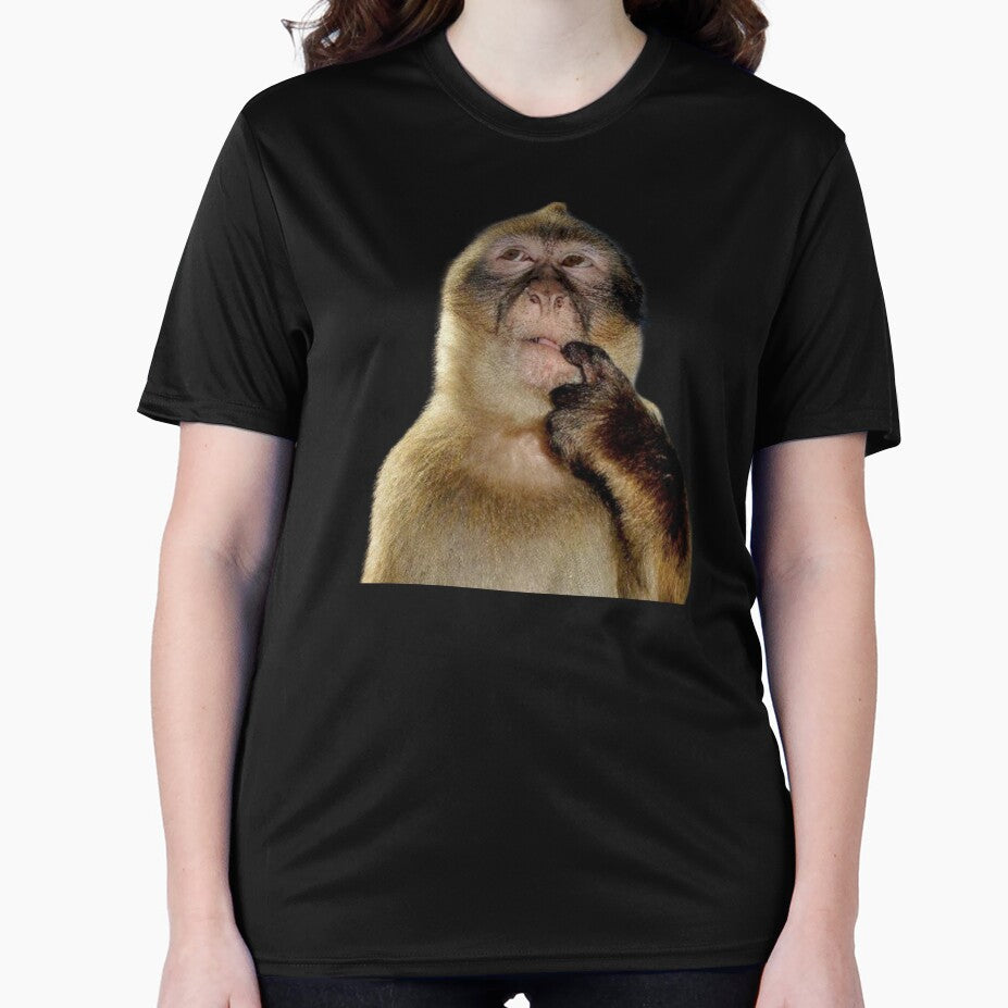 Funny Monkey Thinking Meme by klaro45