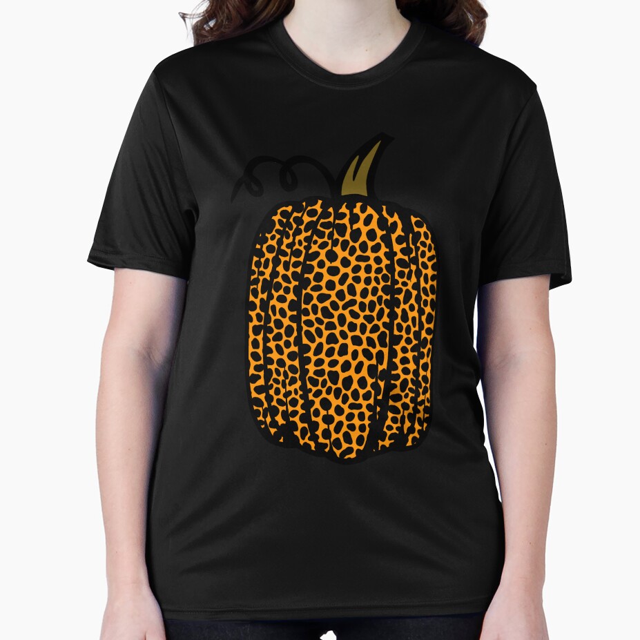 Leopard Print Pumpkin by RunThatApparel
