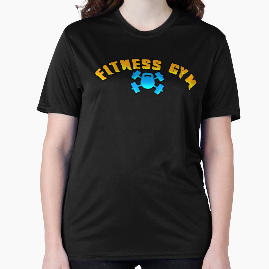 Fitness Gym Retro Vintage Workout Kettlebell Dumbbell Shirt by AstronautMerch