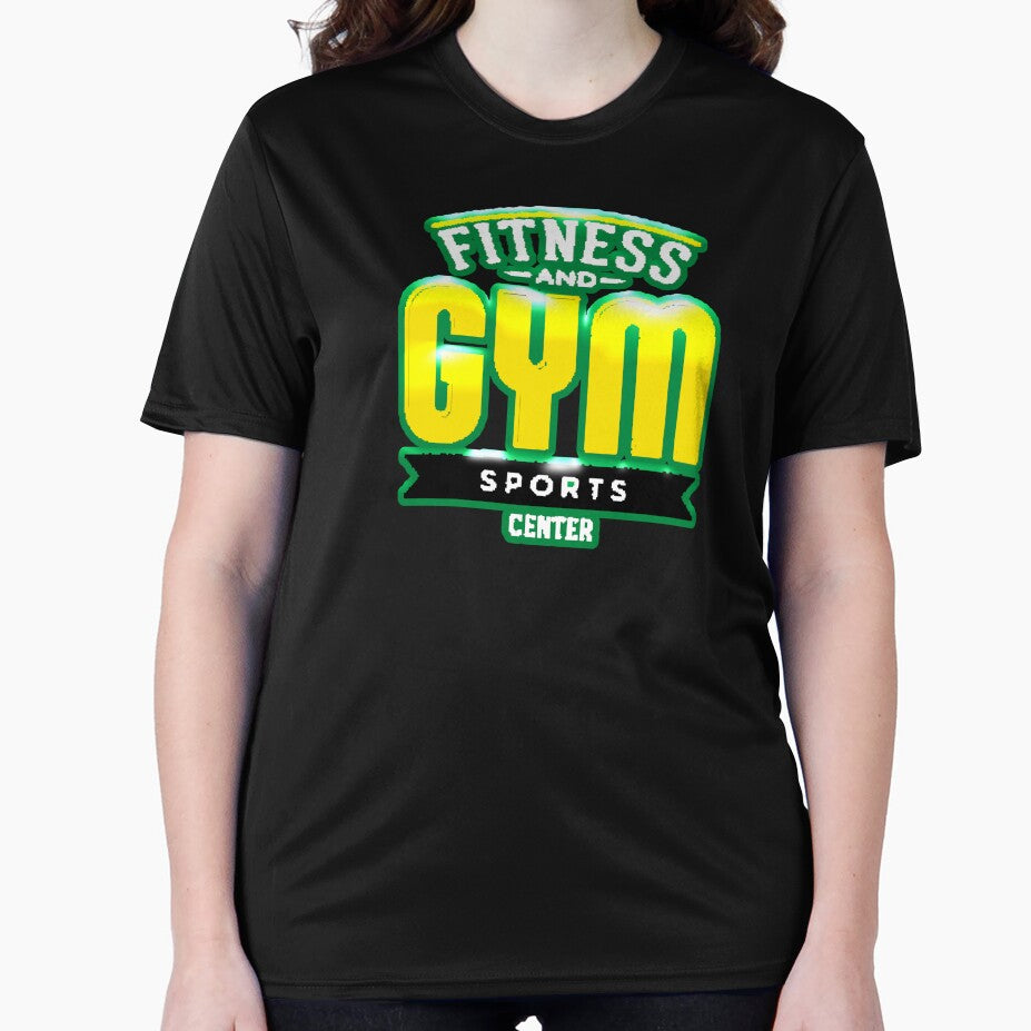 Fitness And Gym Sports Center Retro Logo Workout Shirt by AstronautMerch