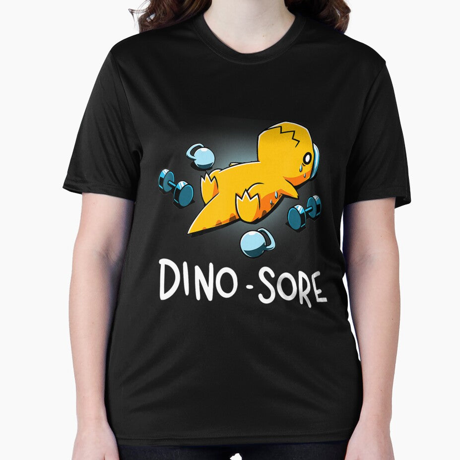 Dino Sore Funny Dinosaur Workout Gym Fitness Lifting by EricGreen68
