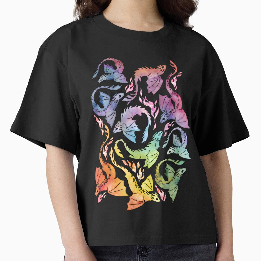 Dragon fire dark rainbow by adenaJ