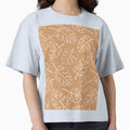 Minimalist Floral Leaf Pattern Earth Toned by SoloTravelerSt
