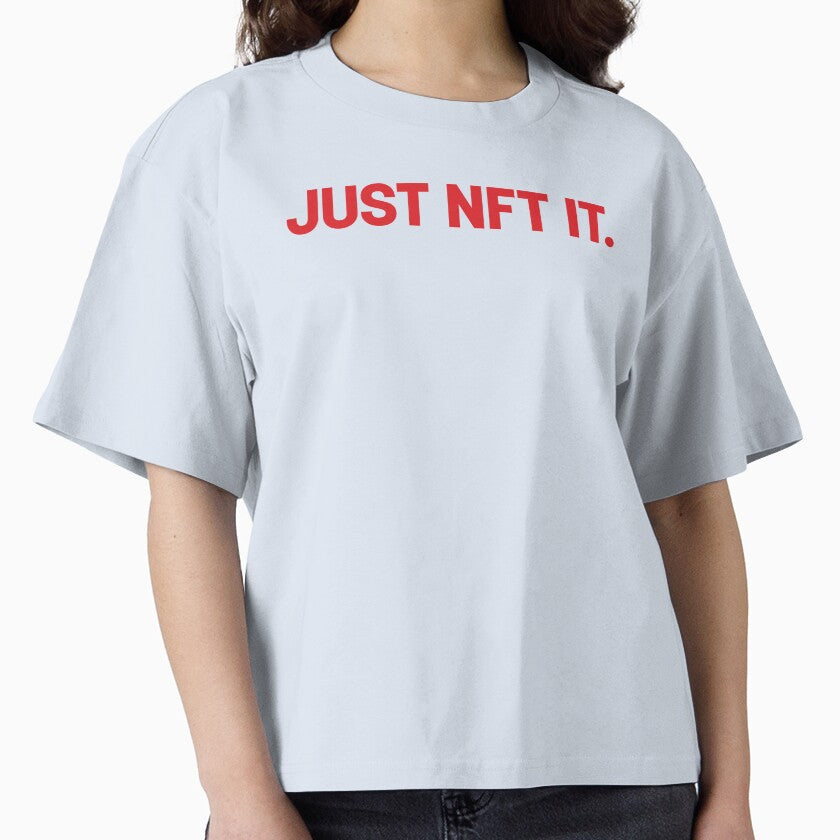 Just NFT It (Red on White) by STUDIO-72