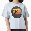 Retro Free Solo Climbing Tee by Ian King