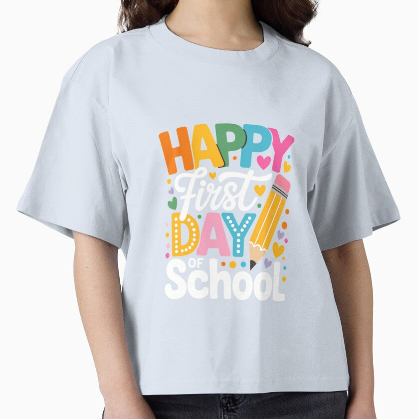 Happy First Day of School 1st Day Of School Hello School Back To School by IdunayaStore