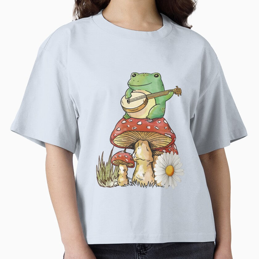 Frog Playing The Banjo by PixelsNBows