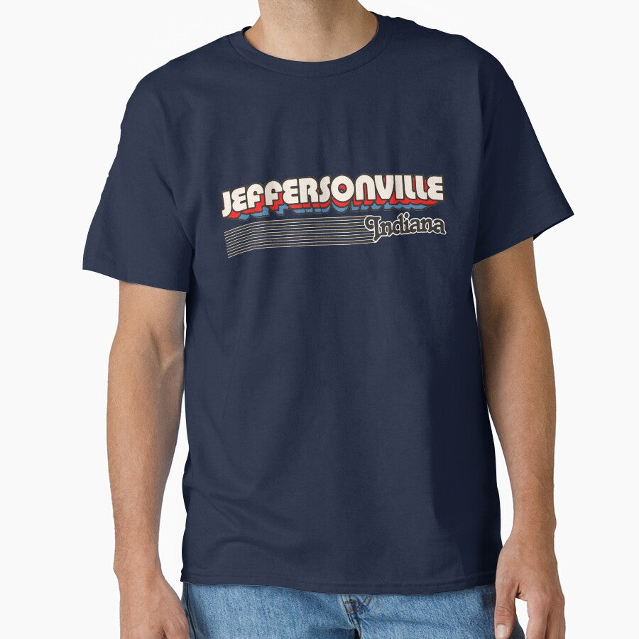 Jeffersonville, Indiana | Retro Stripes by retroready