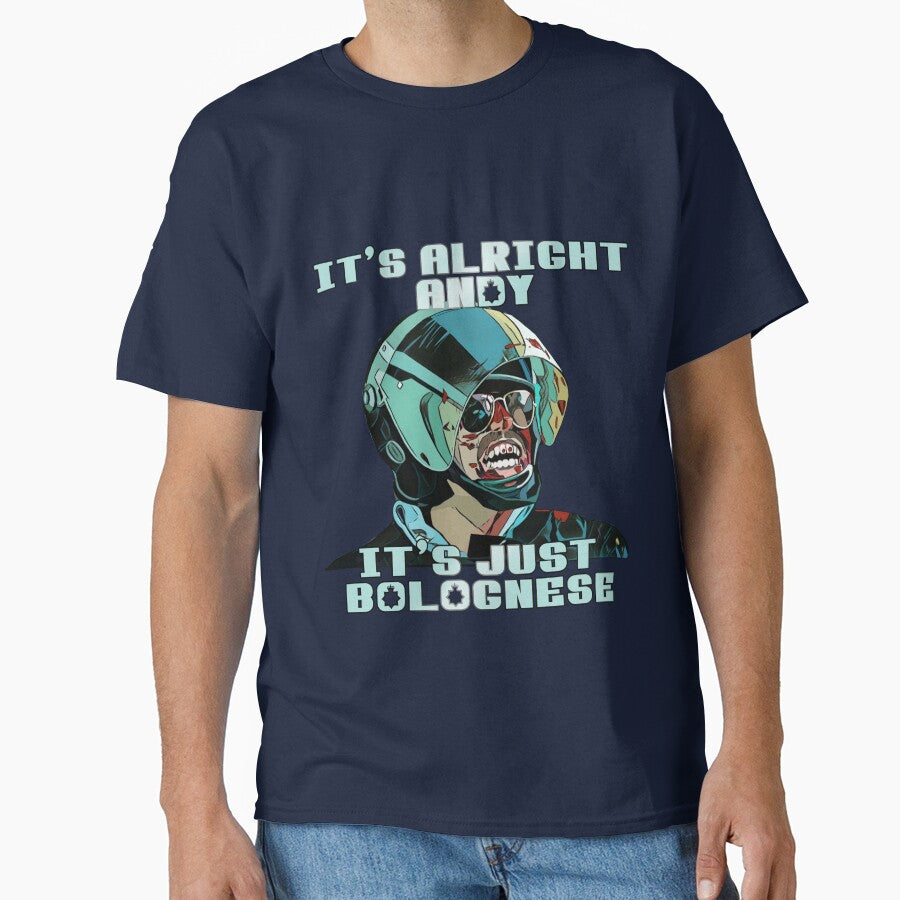 "It's Just Bolognese" Hot Fuzz T-shirt by TeevTees