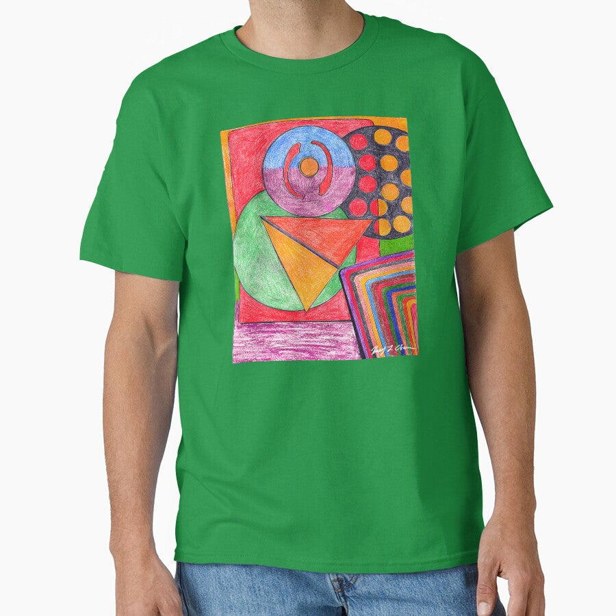 Vibrant Abstract Totem by Haxson37art