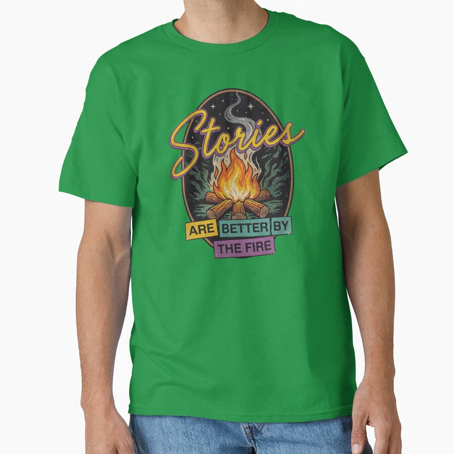 Retro Campfire Stories Are Better By The Fire by Milasneeze