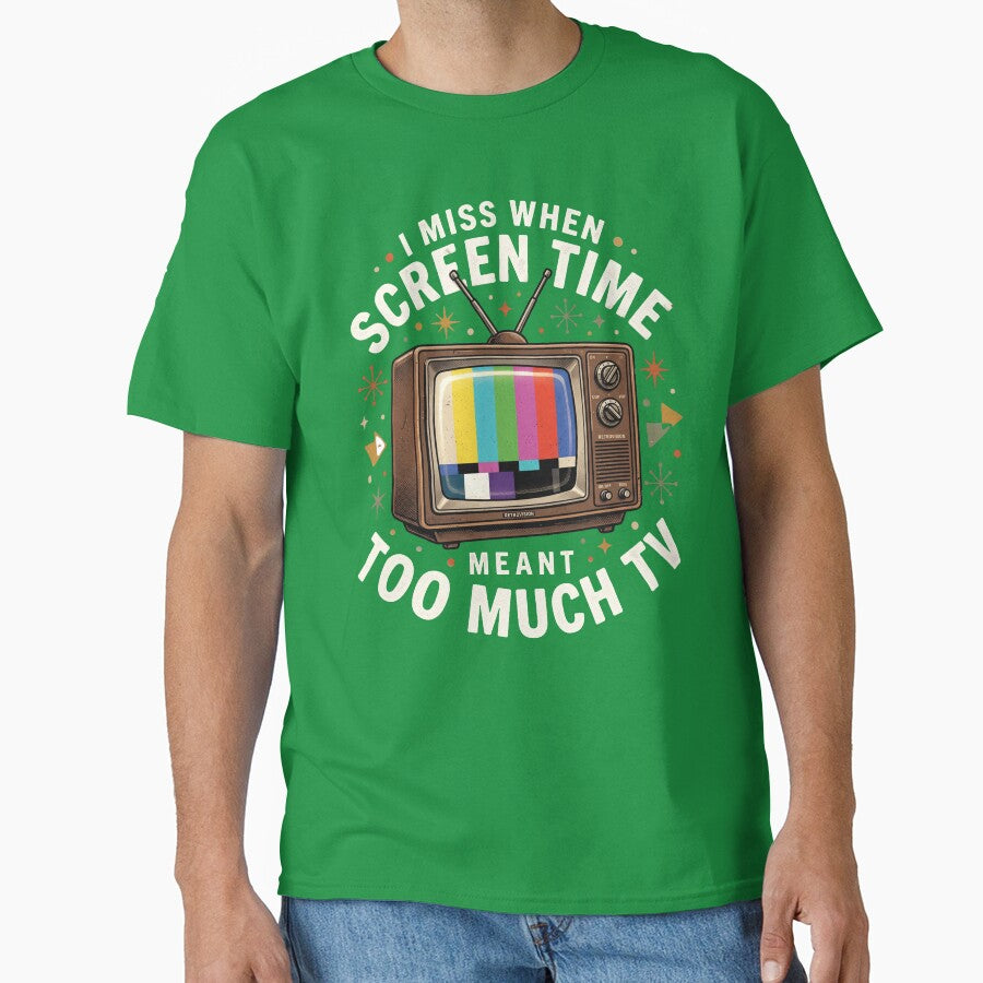 Retro Vintage TV Screen Time Nostalgia 80s 90s Pop Culture Aesthetic by AdyKurniawan