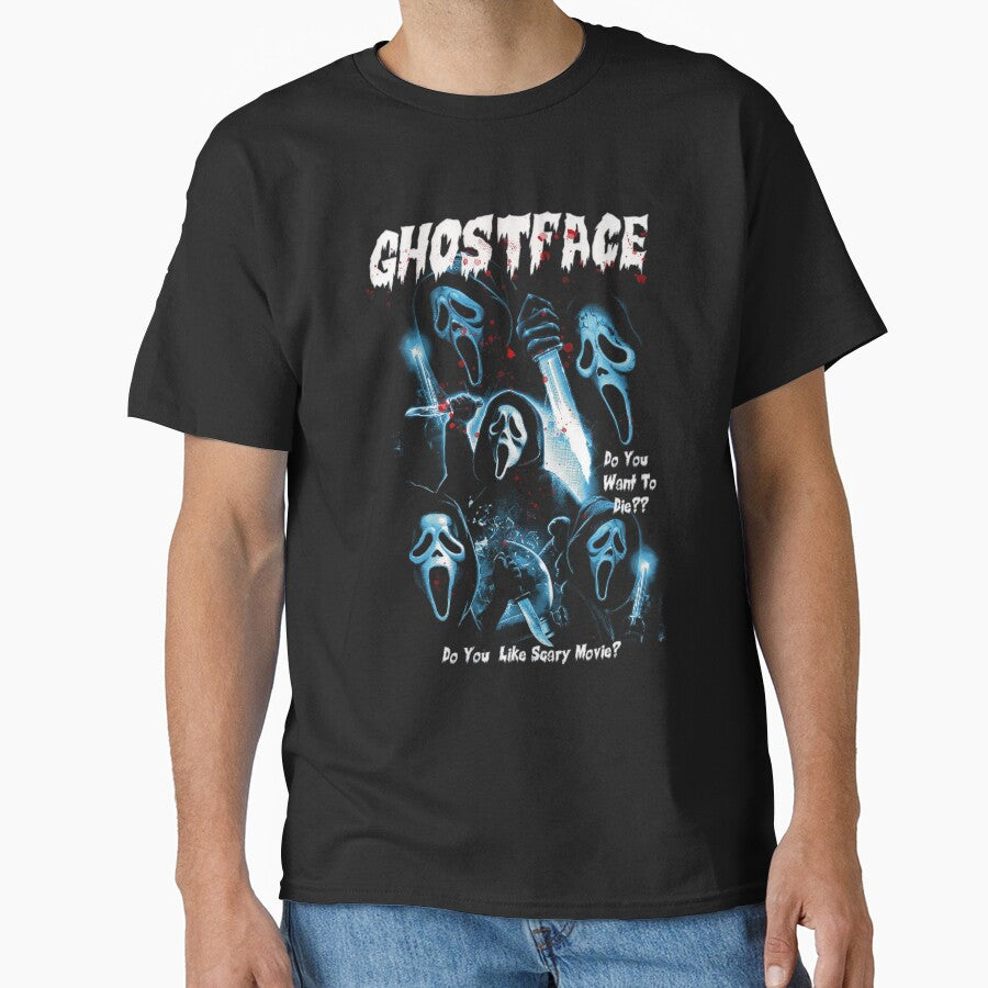 Funny Scray Horror Movie Halloween Vintage by Shadryx