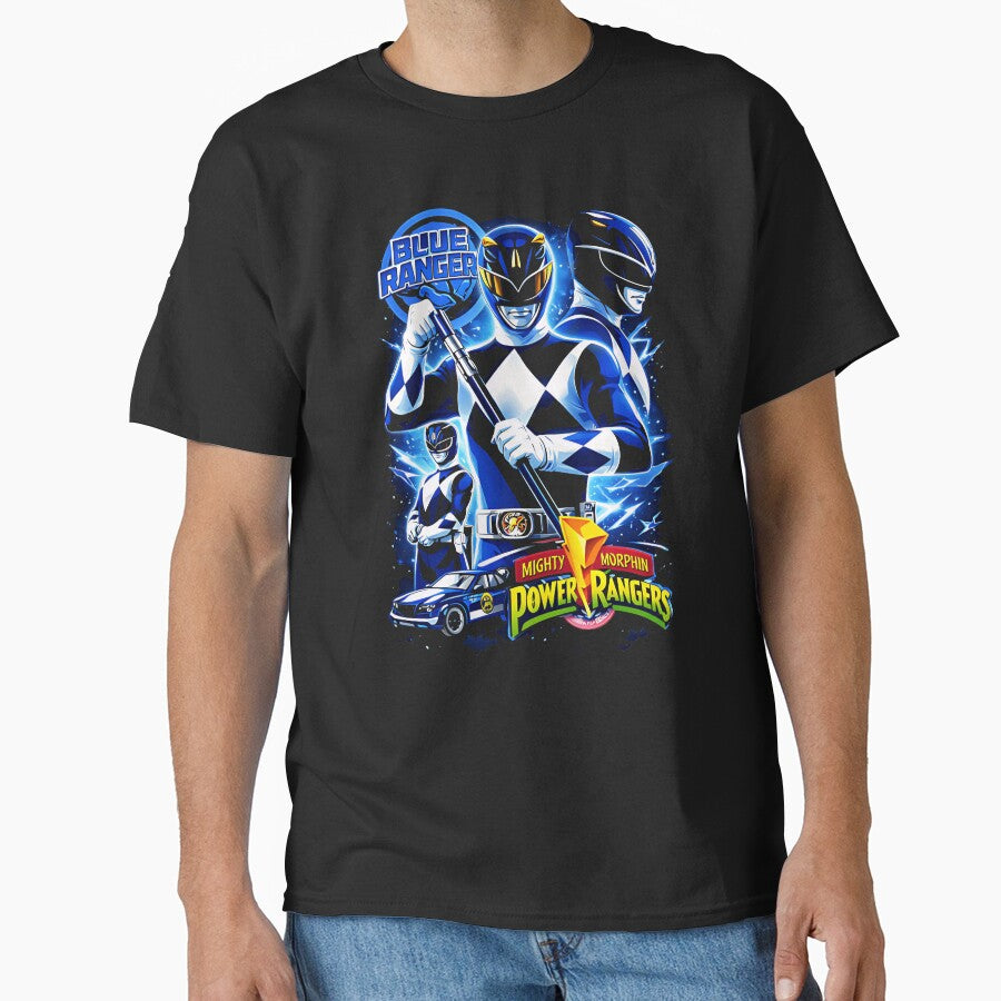 Blue Ranger Mighty Morphin Power Lance Hero by Charaf01art