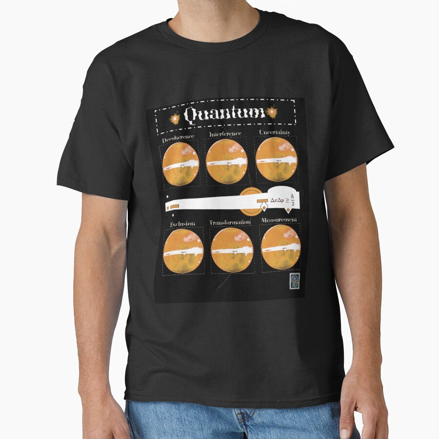 "Sheldon Wears Quantum - ORANGE"© by Lisa Clark - Thinker Collection STEM Art and MORE