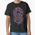 Eye of God Flower Mandala Neon by Roberto Jaras Lira