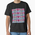 Colorful symmetrical striped patterns by RavenAMarie