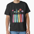 Floral Educational Books Collection Watercolor Art by VibranPalette