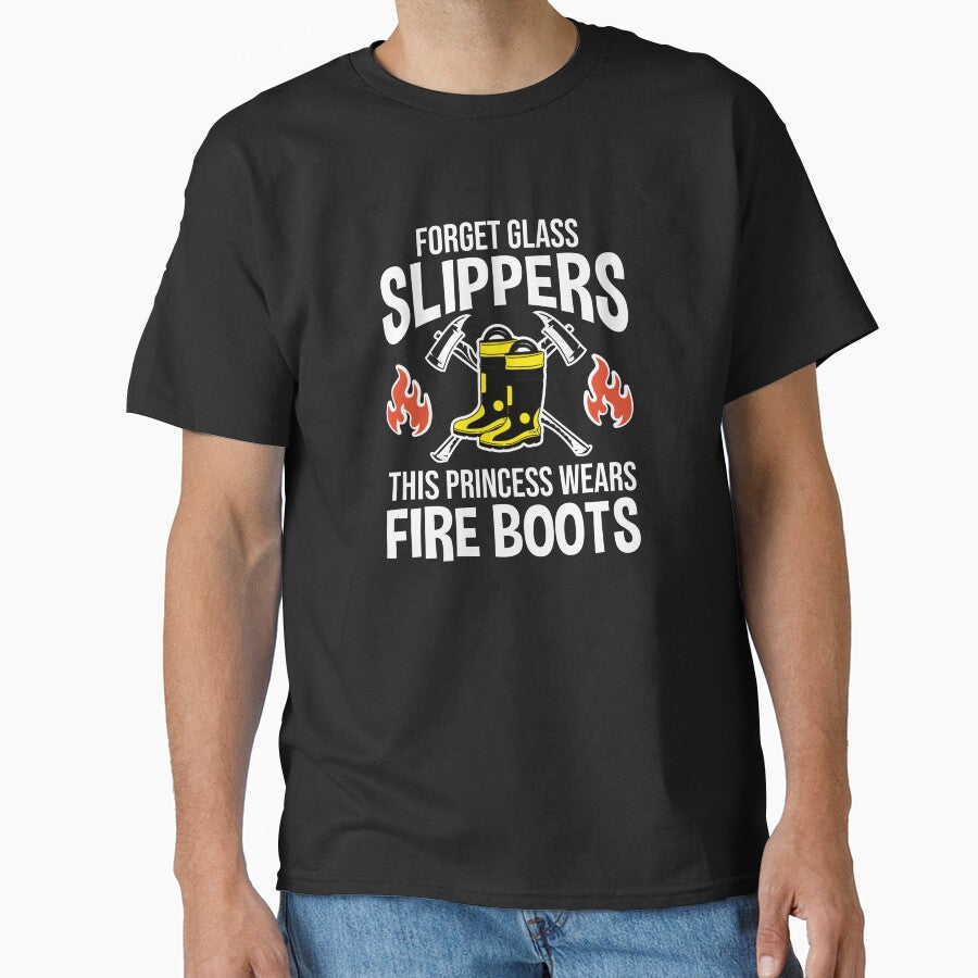 This Princess Wears Fire Boots Female Firefighter by TheReallyNiceStuff