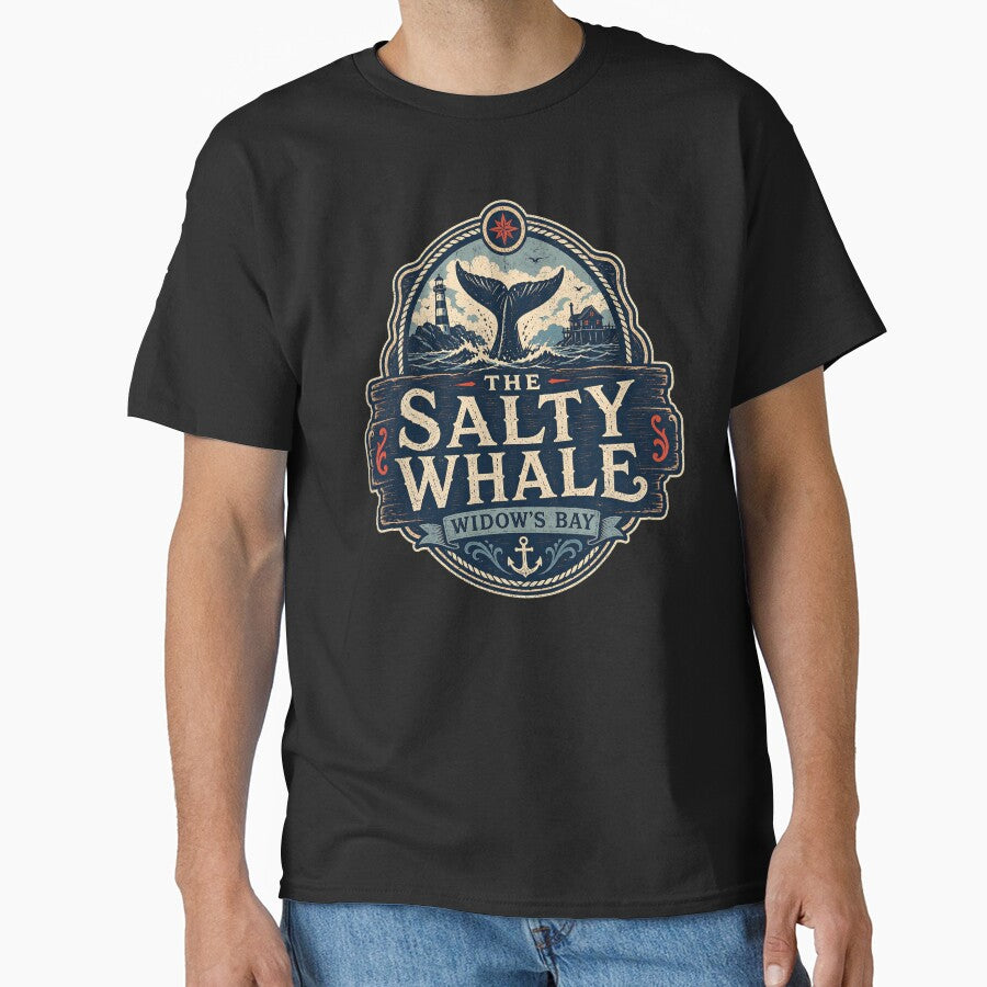 Widow's Bay Horror Aesthetic Retro Travel Art by trailblazer-tee
