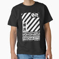 Yokohama Japan: Cyber-City Graphic Design (White) by STUDIO-72