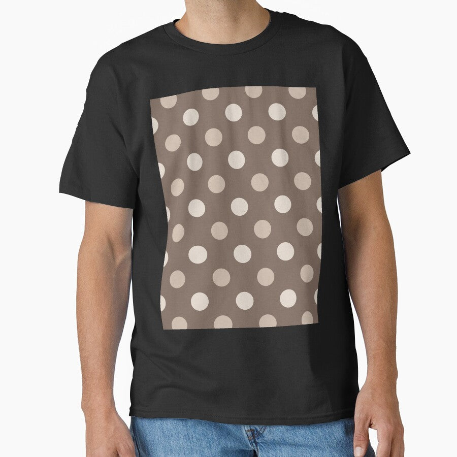 Neutral Earthy Tone Polka Dots Design by PatternTitan