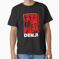 Blood Red Devil Hunter Typography Vintage Anime Design by CosmicFna
