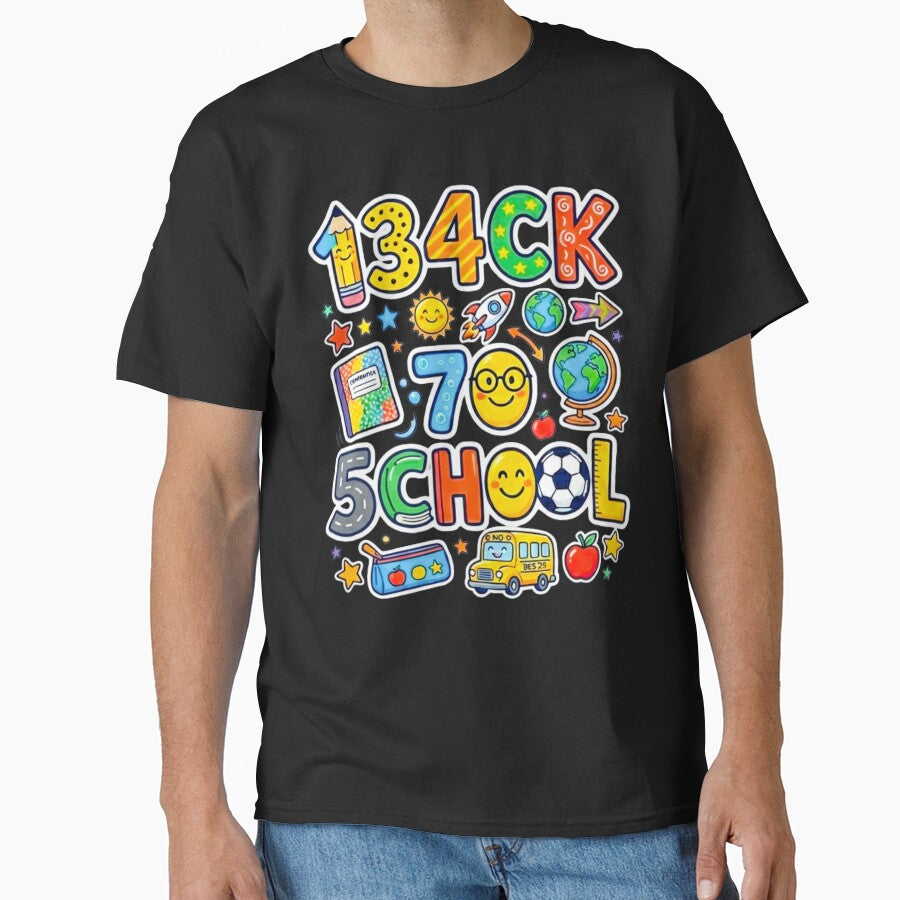Back To School Leetspeak 1345CK 70 5CH00L Funny Student Teacher Gift by 519xdesign
