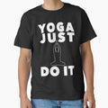 Yoga Just Do It Meditation Pose by teeperfect